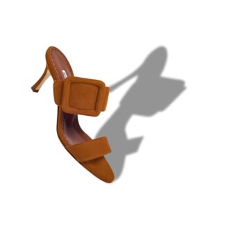 mules de ante marrn con punta abierta gable 2 330x330 - Mules de ante marr&oacute;n con punta abierta Gable
